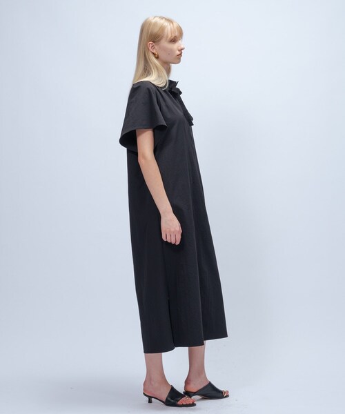 cloenc（クロエンス）の「【手洗い可】フリルリボンワンピース（ワンピース・レディース・ブラック/キャメル・02/01）」の12枚目の写真