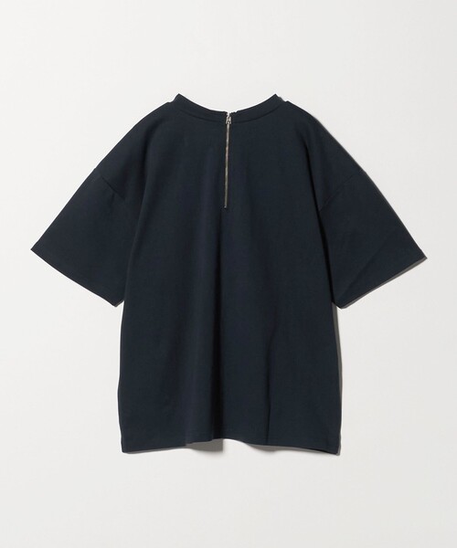 MONKEY TIME（モンキータイム）の「ポンチ バックジップ Tシャツ（Tシャツ/カットソー・メンズ・ホワイト/ブラック/ネイビー・XL/L/M/S）」の3枚目の写真