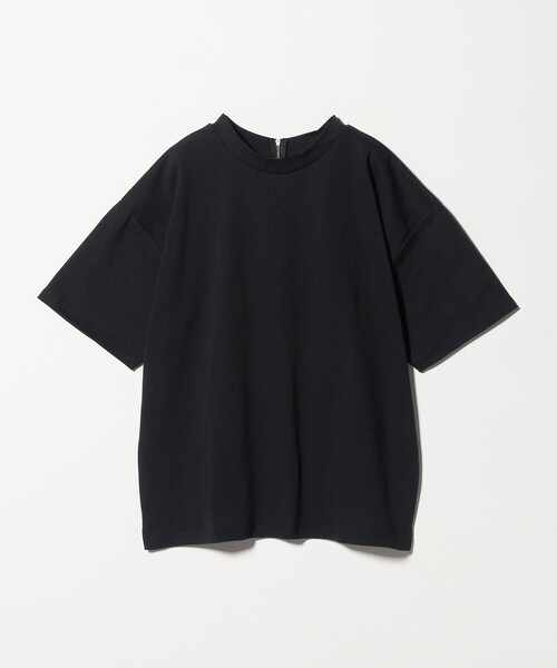 MONKEY TIME（モンキータイム）の「ポンチ バックジップ Tシャツ（Tシャツ/カットソー・メンズ・ホワイト/ブラック/ネイビー・XL/L/M/S）」の2枚目の写真