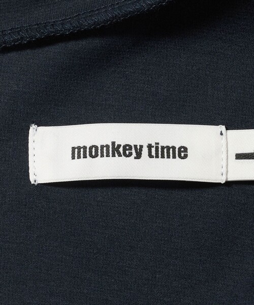 MONKEY TIME（モンキータイム）の「ポンチ バックジップ Tシャツ（Tシャツ/カットソー・メンズ・ホワイト/ブラック/ネイビー・XL/L/M/S）」の14枚目の写真