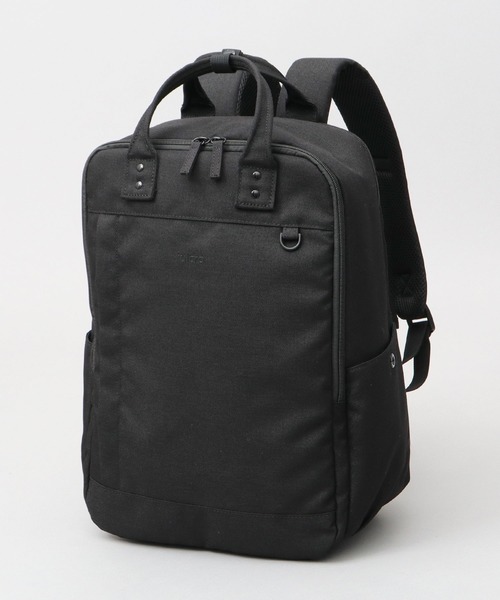 fulcro(フルクロ)の「fulcro フルクロ 撥水 14ポケット バックパック オブロング ビジネスリュック A4サイズ・15インチPC収納対応 Cityシリーズ 19L(バックパック/リュック・メンズ・ブラック・FREE)」の14枚目の写真