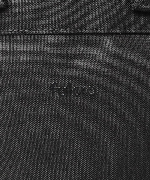 fulcro(フルクロ)の「fulcro フルクロ 撥水 14ポケット バックパック オブロング ビジネスリュック A4サイズ・15インチPC収納対応 Cityシリーズ 19L(バックパック/リュック・メンズ・ブラック・FREE)」の10枚目の写真