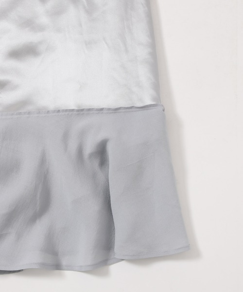 mysty woman（ミスティウーマン）の「アシメティアードスカートライト  491363（スカート・レディース・ブラック/グレー/オフホワイト/ライトグレー・FREE）」の18枚目の写真