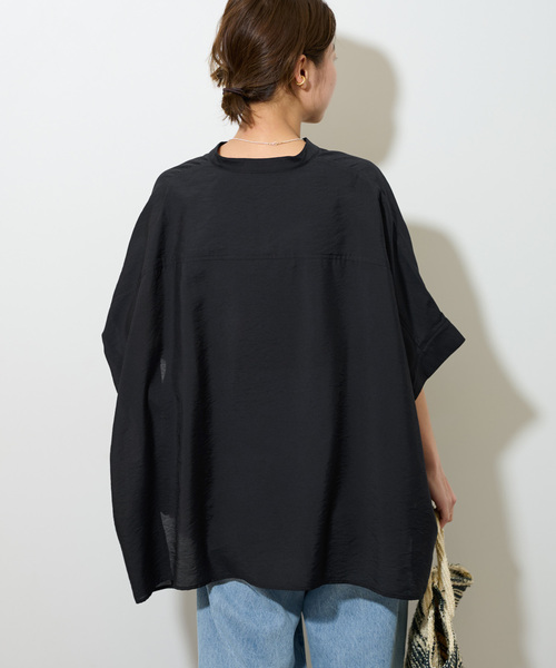 JOURNAL STANDARD relume シアーポンチョシャツ JOURNAL STANDARD relume｜《追加》シアーポンチョシャツ