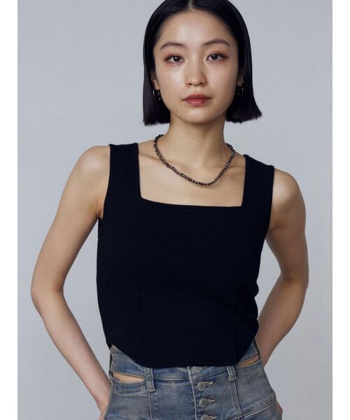 EMODA（エモダ）の「ハートビーズネックレス（ネックレス・レディース・シルバー/ブラック・FREE）」の7枚目の写真