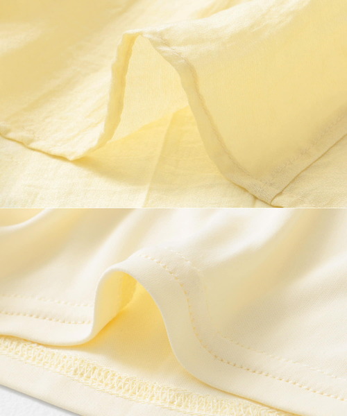 KBF(ケイビーエフ)の「ギャザースリーブフレアワンピース(ワンピース・レディース・チャコールグレー/イエロー系その他/ブラック・ONE)」の17枚目の写真