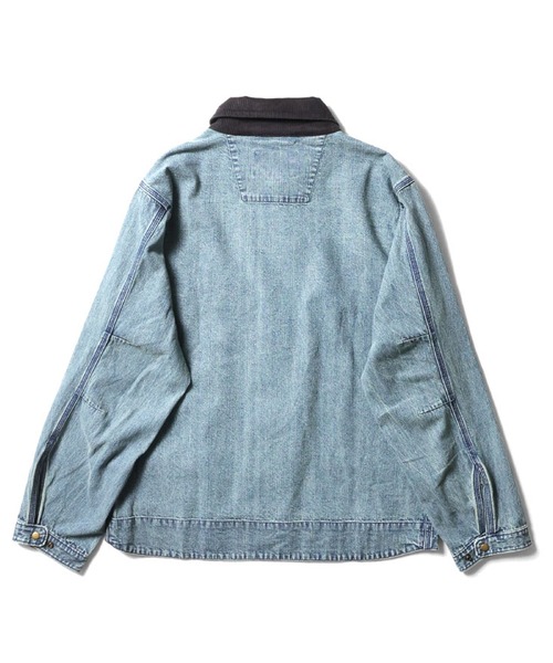 HOUSTON ヒューストン 40840 DENIM USN プルオーバーシャツ
