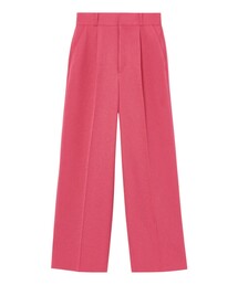 リネンライクオックスワイドパンツ