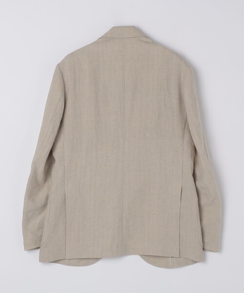 SHIPS（シップス）の「SHIPS: リネン ソリッド シャツ ジャケット（テーラードジャケット・メンズ・ベージュ/ネイビー/オリーブ・MEDIUM/LARGE）」の17枚目の写真