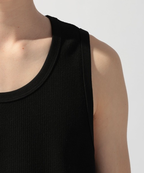 niko and...（ニコアンド）の「ワッフルロングタンクトップ（タンクトップ・メンズ・ブラック/オフホワイト・MEDIUM/LARGE）」の18枚目の写真
