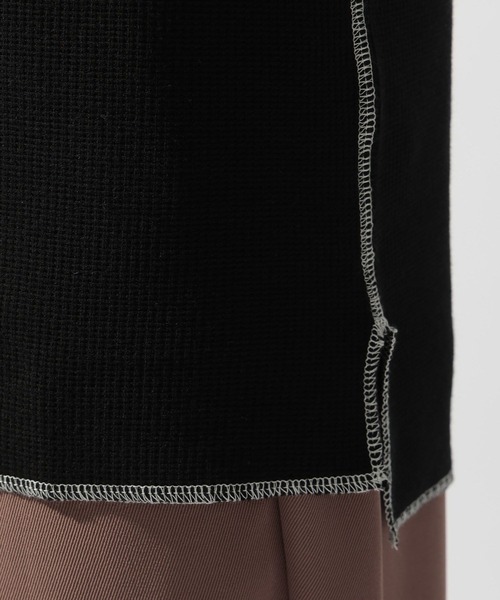 niko and...（ニコアンド）の「ワッフルロングタンクトップ（タンクトップ・メンズ・ブラック/オフホワイト・MEDIUM/LARGE）」の19枚目の写真