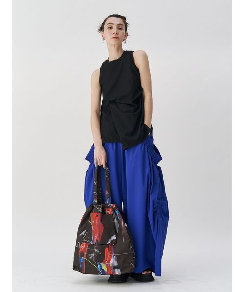 UN3D.（アンスリード）の「RAKUGAKI ART 2WAY TOTE / ラクガキアート