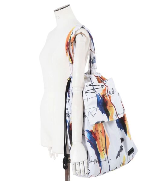 UN3D. RAKUGAKI ART 2WAY TOTE トートバッグ UN3D.（アンスリード）の「RAKUGAKI ART 2WAY TOTE / ラクガキ