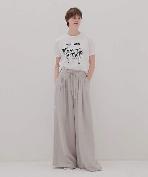 BLACK SCORE / MOO MIU tee(MOO MIU半袖Tシャツ BSMCC UNISEX T