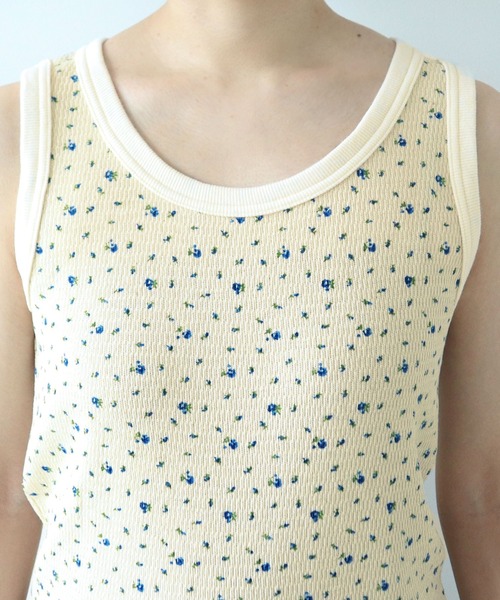 PAR ICI（パーリッシィ）の「USEDサーマル小花プリント タンクトップ（タンクトップ・レディース・レッド/ブルー・FREE）」の20枚目の写真
