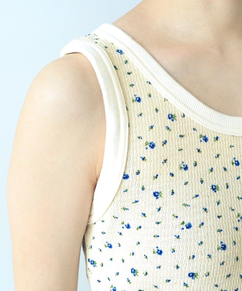 PAR ICI（パーリッシィ）の「USEDサーマル小花プリント タンクトップ（タンクトップ・レディース・レッド/ブルー・FREE）」の22枚目の写真