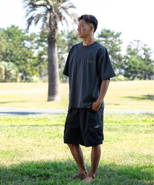 Quiksilver（クイックシルバー）の「【ZOZO限定アイテム】QS BAGGY CARGO SHORT /クイックシルバーサーフトランクス・ボードショーツ・バギーショーツ(水着)（水着・メンズ・ネイビー/ブラック・MEDIUM/LARGE/X-LARGE）」の2枚目の写真