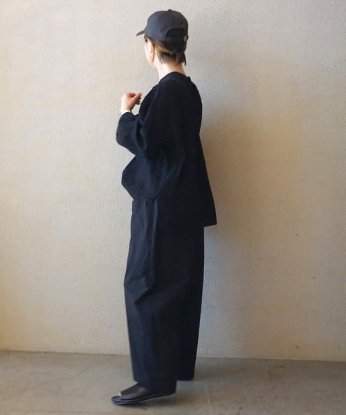 JOURNAL STANDARD LUXE(ジャーナルスタンダード ラックス)の「《追加》バフワッシャー ポケパンツ(その他パンツ・レディース・ホワイト/ブラック・MEDIUM/SMALL)」の5枚目の写真