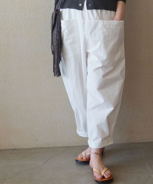 JOURNAL STANDARD LUXE(ジャーナルスタンダード ラックス)の「《追加》バフワッシャー ポケパンツ(その他パンツ・レディース・ホワイト/ブラック・MEDIUM/SMALL)」の19枚目の写真