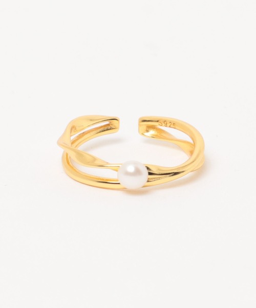 ALLURELLE(アリュレル)の「【ALLURELLE】淡水パール 1粒パールリング silver925 KNF-TP ※(リング・レディース・シルバー/ゴールド・FREE)」の16枚目の写真