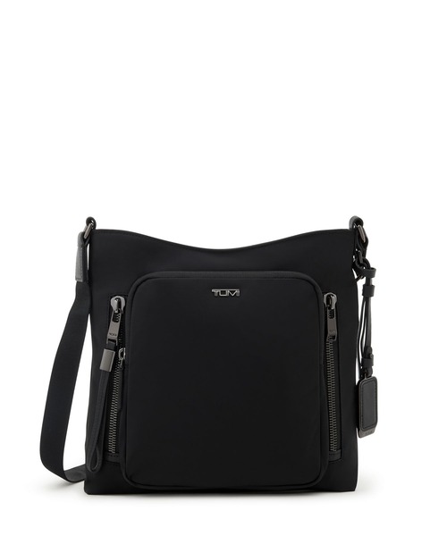 TUMI（トゥミ）の「VOYAGEUR 「テイラー」クロスボディ（ショルダーバッグ・レディース・ブラック×ゴールド/ブラウン系その他/ブラック×グレー/オートミール/インディゴブルー・FREE）」の3枚目の写真