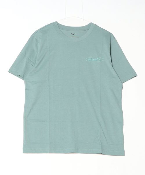 PUMA(プーマ)の「プーマ PUMA GRAPHICS 3 サークル Tシャツ_(Tシャツ/カットソー・メンズ・グリーン/ホワイト/ブラック・S/M/L/LL/3L)」の1枚目の写真