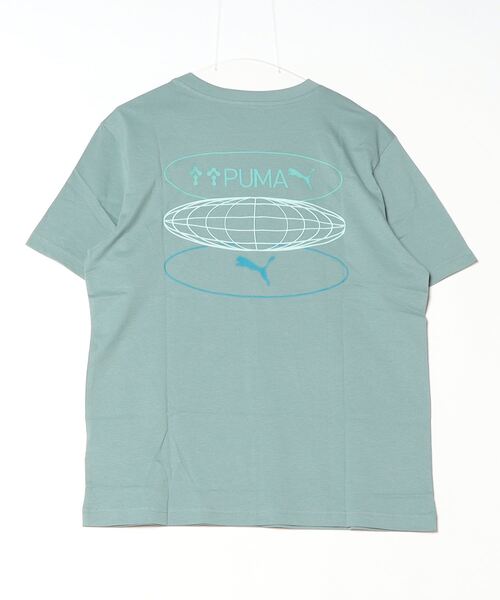 PUMA(プーマ)の「プーマ PUMA GRAPHICS 3 サークル Tシャツ_(Tシャツ/カットソー・メンズ・グリーン/ホワイト/ブラック・S/M/L/LL/3L)」の6枚目の写真
