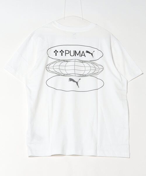 PUMA(プーマ)の「プーマ PUMA GRAPHICS 3 サークル Tシャツ_(Tシャツ/カットソー・メンズ・グリーン/ホワイト/ブラック・S/M/L/LL/3L)」の5枚目の写真