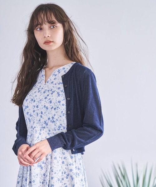 31 Sons de mode(トランテアン ソン ドゥ モード)の「2025春夏新作 スパークラメカーディガン(カーディガン/ボレロ・レディース・グレー/ブラウン/ネイビー・フリ-)」の3枚目の写真