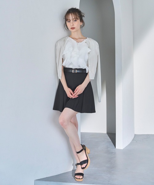 31 Sons de mode(トランテアン ソン ドゥ モード)の「2025春夏新作 スパークラメカーディガン(カーディガン/ボレロ・レディース・グレー/ブラウン/ネイビー・フリ-)」の8枚目の写真