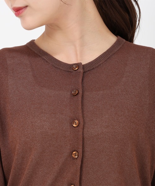 31 Sons de mode(トランテアン ソン ドゥ モード)の「2025春夏新作 スパークラメカーディガン(カーディガン/ボレロ・レディース・グレー/ブラウン/ネイビー・フリ-)」の15枚目の写真