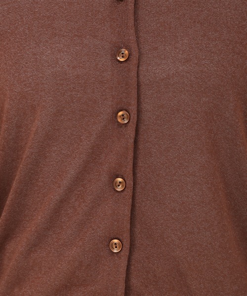 31 Sons de mode(トランテアン ソン ドゥ モード)の「2025春夏新作 スパークラメカーディガン(カーディガン/ボレロ・レディース・グレー/ブラウン/ネイビー・フリ-)」の18枚目の写真