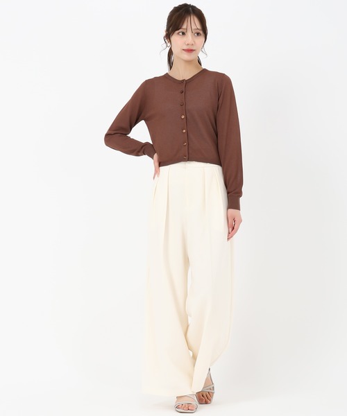 31 Sons de mode(トランテアン ソン ドゥ モード)の「2025春夏新作 スパークラメカーディガン(カーディガン/ボレロ・レディース・グレー/ブラウン/ネイビー・フリ-)」の21枚目の写真