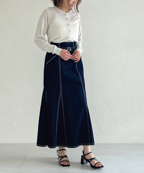 31 Sons de mode(トランテアン ソン ドゥ モード)の「2025春夏新作 スパークラメカーディガン(カーディガン/ボレロ・レディース・グレー/ブラウン/ネイビー・フリ-)」の4枚目の写真