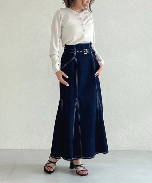 31 Sons de mode(トランテアン ソン ドゥ モード)の「2025春夏新作 スパークラメカーディガン(カーディガン/ボレロ・レディース・グレー/ブラウン/ネイビー・フリ-)」の5枚目の写真