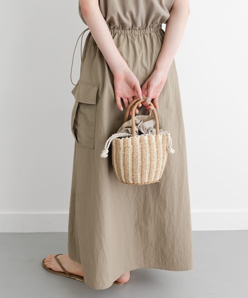 FORK&SPOON（フォークアンドスプーン）の「FORK&SPOON　ドッキングワンピース（ワンピース・レディース・チャコールグレー/ブラック/ベージュ・1/2）」の13枚目の写真