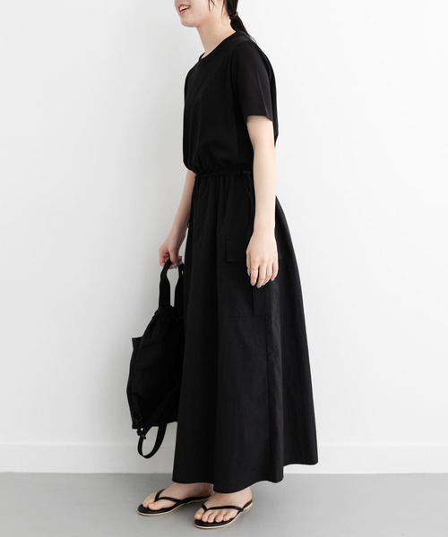 FORK&SPOON（フォークアンドスプーン）の「FORK&SPOON　ドッキングワンピース（ワンピース・レディース・チャコールグレー/ブラック/ベージュ・1/2）」の17枚目の写真