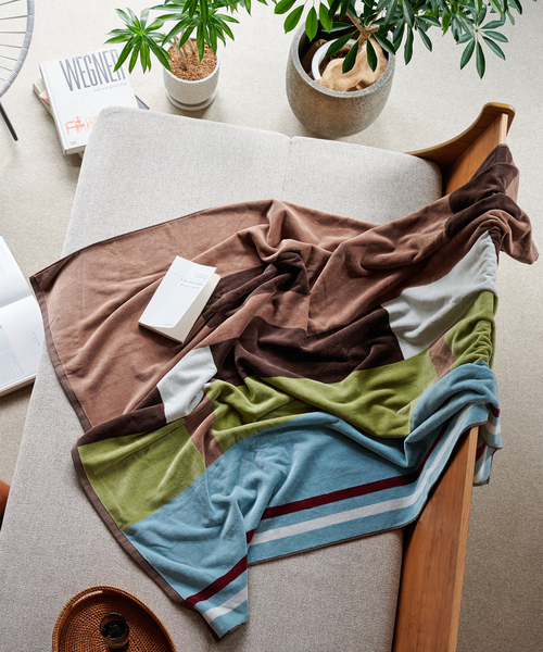 オゾリス 日本語版 4枚セット セール】VERTICAL STRIPES TOWELKET タオルケット（タオル）｜journal