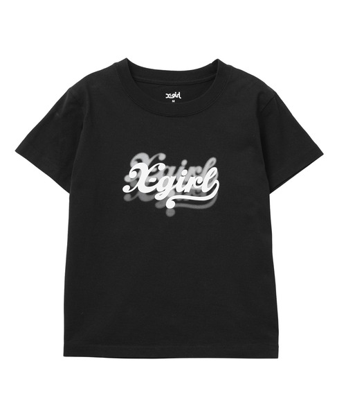 tシャツ BLUR LOGO S/S BABY TEE レディース BLUR LOGO S/S BABY TEE（Tシャツ/カットソー）｜X-girl