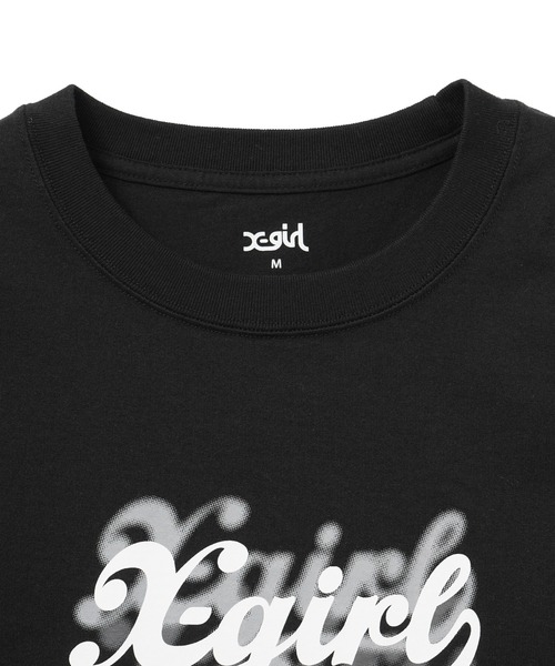 tシャツ BLUR LOGO S/S BABY TEE レディース BLUR LOGO S/S BABY TEE（Tシャツ/カットソー）｜X-girl