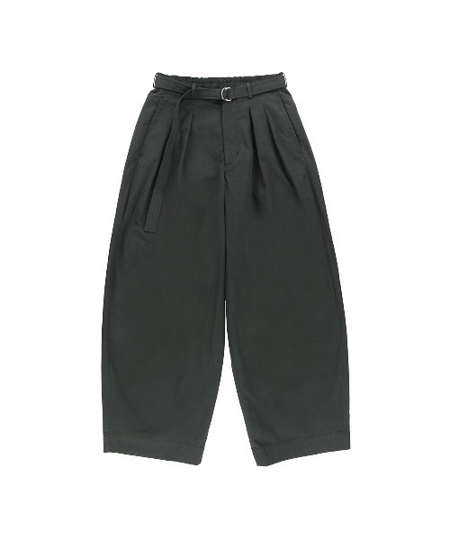 ALEXIA STAM（アリシアスタン）の「Barrel Leg Pants /ワイドタックパンツ（その他パンツ・レディース・カーキ/チャコールグレー・S/M）」の10枚目の写真