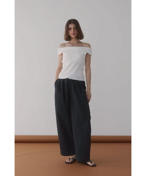 送料無料商品の通販 Barrel Leg Pants /ワイドタックパンツ（その他パンツ）｜ALEXIA パンツ