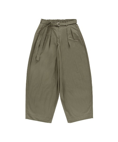 ALEXIA STAM（アリシアスタン）の「Barrel Leg Pants /ワイドタックパンツ（その他パンツ・レディース・カーキ/チャコールグレー・S/M）」の15枚目の写真