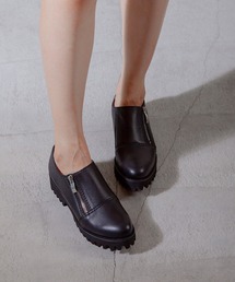 ALL BLACK（オールブラック）の「サイドジップシューズ（ローファー）」