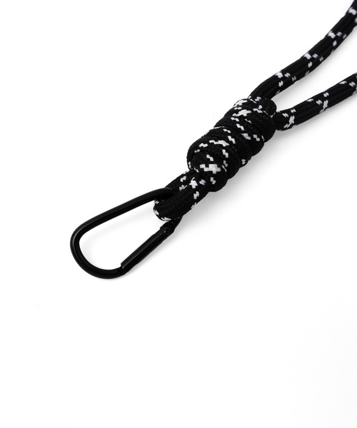 VitaFelice（ヴィータフェリーチェ）の「コードストラップチャーム パラコードキーホルダー カラビナ付き（チャーム・レディース・ブラック/ブラウン/ブラック系/ミント/ブルー系・FREE）」の21枚目の写真