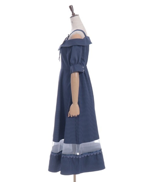 axes femme アクシーズファム オフショル風ストライプワンピース TS351X143_041_L.jpg