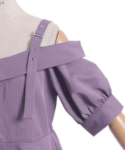 axes femme アクシーズファム オフショル風ストライプワンピース TS351X143_041_L.jpg
