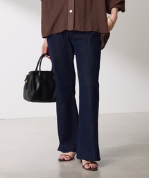 COLLAGE GALLARDAGALANTE | Q.anos/セルフカットフレアデニム(デニムパンツ)