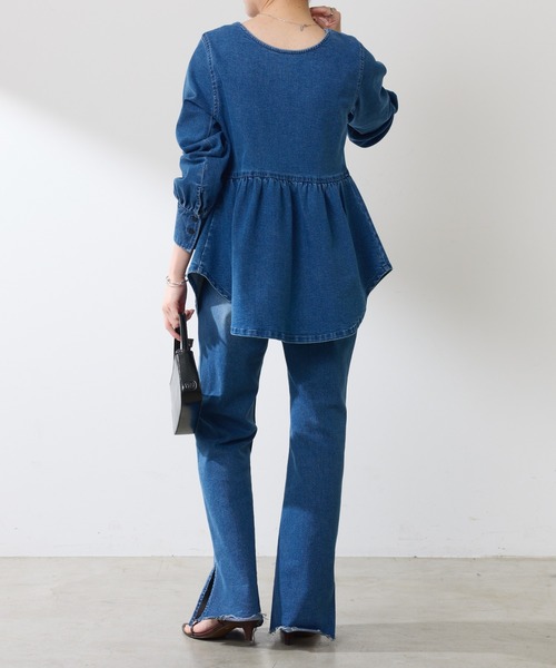 【Q.anos】加工デニムパンツ COLLAGE GALLARDAGALANTE 「COLLAGE GALLARDAGALANTE」 「Q.anos