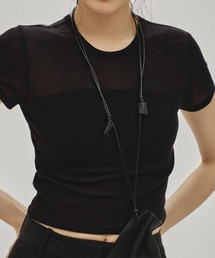 [TODAYFUL/トゥデイフル] コンパクト シアーTシャツ